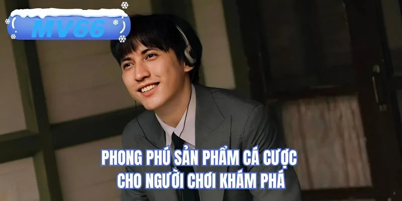 Phong phú sản phẩm cá cược cho người chơi khám phá